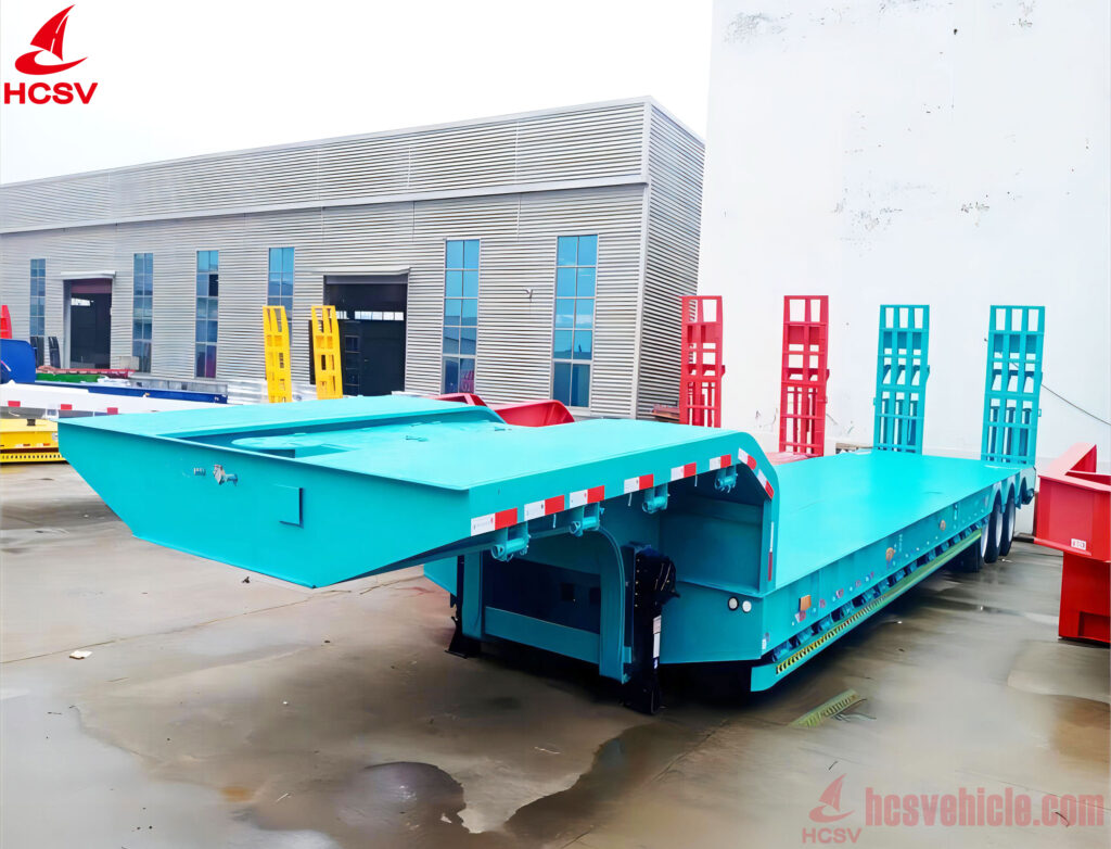 Lowbed-semitrailer-truck