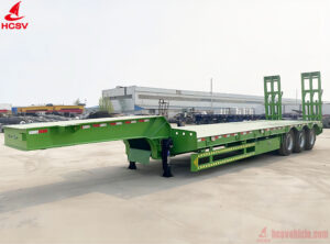 Lowbed heavy-duty equipments carrier  semi-trailer